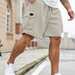 Avslappnade sommar-cargoshorts för herr