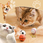 🐱 TIDSBEGRÄNSAT ERBJUDANDE: 50 % RABATT! 🪀 Interaktiv kattboll – studsande, med fjädrar, batterifri, säker ✨