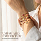 📿 60% RABATT NU! 🐘 Bohemian Ont Öga Armband – Elefant & Hamsa Berlocker – Guldfärgad & Justerbar ✨