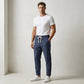 👖 50% DI SCONTO ORA! 🌿 Pantaloni in Lino da Uomo – A Righe & Cropped – Vita Elastica & Coulisse – Pantaloni Estivi Traspiranti 🏖️
