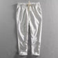 👖 50% DI SCONTO ORA! 🌿 Pantaloni in Lino da Uomo – A Righe & Cropped – Vita Elastica & Coulisse – Pantaloni Estivi Traspiranti 🏖️