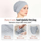👒 Köp 1 få 1 GRATIS!🌸 Mjuk Stretch Turbanmössa – Mjölksilke, Anti-Halk, Döljer Hårvolym & Multifunktionell, 11 Färger 👒🌸