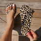 ⏳Offerta Limitata 50% di Sconto⏰ Infradito Stampa Leopardo con Charm a Cuore🐆🩴