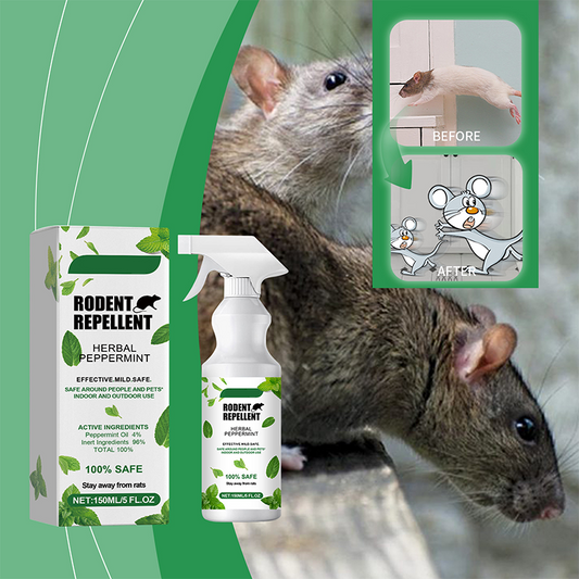 Naturlig Mus- och Råttskrämma Spray med Pepparmyntsolja