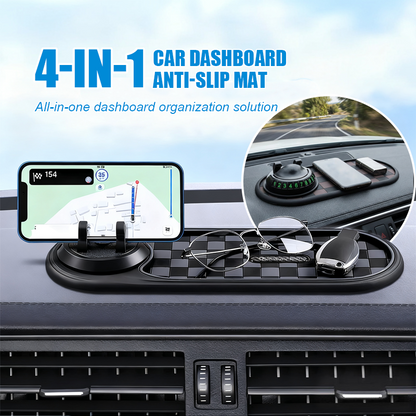 🔥 Offerta Limitata: Tappetino Antiscivolo 4 in 1 per Cruscotto Auto con Supporto per Telefono – Fissa il telefono, evita scivolamenti e tiene in ordine gli accessori. Perfetto per navigazione e guida quotidiana.