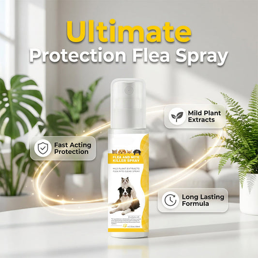 🔥🎁 50% rabatt 🌿 Skonsam spray mot skadedjur för husdjur 🐾 Trygg, effektiv & perfekt för hem med djur ✨