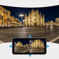 Telecamera di Sorveglianza a Doppio Obiettivo con Visione Notturna