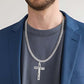 ✝️ SCONTO DEL 50%! ⏰ Collana con ciondolo a forma di croce, delicata e dall'eleganza senza tempo – Finiture impeccabili, acciaio inossidabile e lucentezza discreta – perfetta per l'uso quotidiano o come regalo speciale 💛