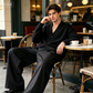 👖 60% RABATT NU!👔 Herr Klassisk Vida Ben Kostymbyxor – Skrynkelfria & Andningsbara – Formell Essential 🥂