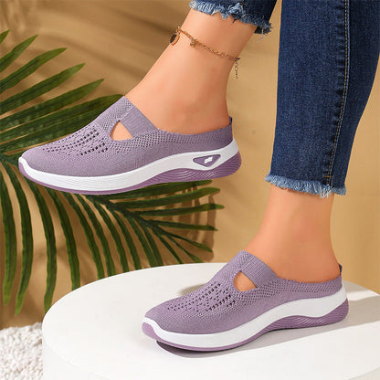 🥿 50% RABATT! ✨ Damernas mesh slip-on skor – Andningsbara, stötdämpande & halkfria – Perfekta för vardagspromenader, resor eller avslappnade dagar – lätta och bekväma 🌬️