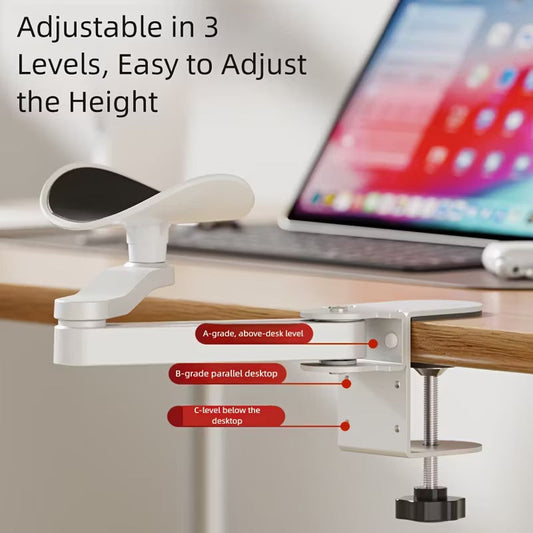 🦾 50% RABATT NU! 💺 Justerbar Armstöd med Clamp – Ergonomisk, Hopfällbar & Verktygslös – Ingen Borrning, Sparar Skrivbordsyta ✨