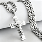 🔥 50% rabatt ✝️ Vintage kedjehalsband för herr – stilrent korshänge med exklusiv känsla ✨