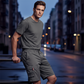 📢 SCONTO 50% A TEMPO LIMITATO! 👖 Pantaloncini Cargo Uomo – Vita Elastica, Multi-Tasche & Tessuto Poliestere Durevole 🍁