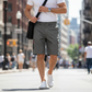 📢 SCONTO 50% A TEMPO LIMITATO! 👖 Pantaloncini Cargo Uomo – Vita Elastica, Multi-Tasche & Tessuto Poliestere Durevole 🍁
