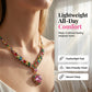 Glittrande hjärthalsband & örhängesset ✨ Gnistrande hjärtan som fångar ljuset – romantiskt & stilrent 💕