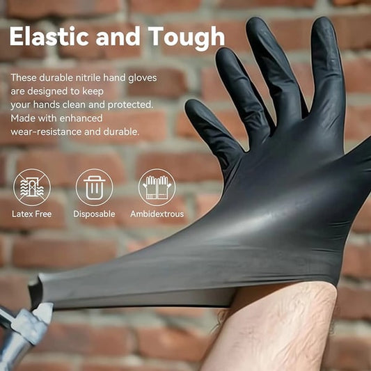 🧤 SCONTO DEL 50% ORA! Guanti monouso in nitrile – Antiscivolo, resistenti ai graffi e protettivi – Ideali per pulizie, cucina e uso professionale ✨