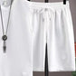 👕 50% RABATT! 🌿 Minimalistiskt linne & shorts-set för herr – Rena linjer, mjuk känsla – Ledig stil hela sommaren, perfekt för varma dagar eller avkopplande helger 🩳