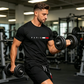 ✨Sommarerbjudande: 50 % RABATT!👕2-delat set med tryckt topp och shorts för herrar