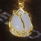 Elegant tulpanhalsband med hänge