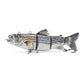 🐟 50% RABATT! 🎣 Elektroniskt fiskelok med flera led och LED-ljus – Verklighetstrogen simning & blinkande lockbete – Attraherar rovfisk i mörker eller grumligt vatten – uppladdningsbar & hållbar 🌙