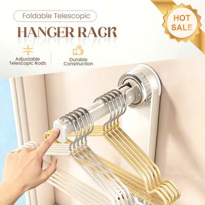 🧺👕Appendiabiti Telescopico Pieghevole con Ventosa | 3 Modelli | ABS Resistente | Salvaspazio | Ideale per Bagno, Balcone & Ingresso | Beige & Grigio ✨