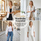 🤵‍♀️ BEGRÄNSAD TID 50% RABATT! ✨ Vit Spets Blazer – Slim Fit, 3/4 Ärm, Elegant 👑
