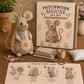 🔥 50% RABATT 🧵🐭 Vintage lapptäcksmus DIY-kit ✨ Allt inkluderat – skapa charmiga handgjorda möss enkelt, perfekt för nybörjare 🌿
