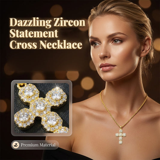 💎 50% DI SCONTO! ✨ Ciondolo a Croce con Zirconi – Brillante, elegante e senza tempo – Perfetto per tutti i giorni o occasioni speciali ✝️