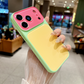 Vibrant Kontrastfärg Dopamin Akryl Mobilskal