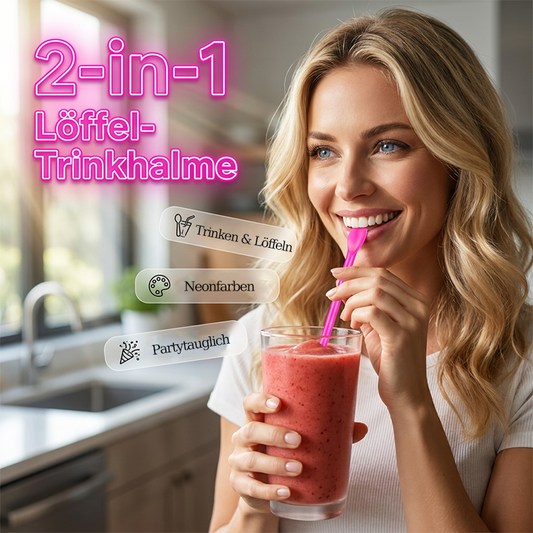 ⏳Offerta a Tempo Limitato⏰ Cannucce Cucchiaio 2-in-1