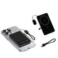 Caricabatterie portatile wireless magnetico 3 in 1 con supporto integrato