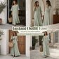 ⏳Offerta a Tempo Limitato⏰ Vestito Maxi Donna Scollo a V Ampio – Silhouette Fluente, Drappeggio Morbido, Dal Giorno alla Cena 🌙