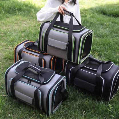 🐾✨ PROMO FLASH -50%! Borsa da Trasporto Espandibile per Animali – Rete Traspirante, Tracolla & Manico, Pieghevole, Sicurezza Anti-Fuga, 4 Colori, Ideale per Viaggi 🔥