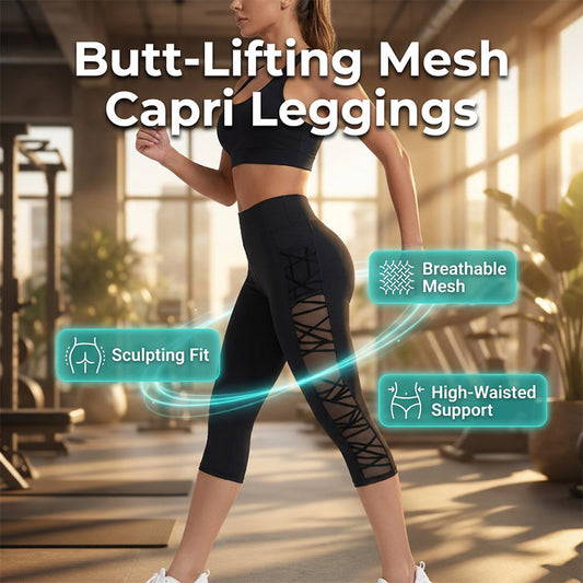 🧘 SCONTO 50% PER TEMPO LIMITATO! ✨ Leggings Yoga da Donna con Rete e Sollevamento del Sedere – Vita Alta, Tasche Laterali, Stretch a 4 Vie 🔥