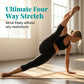 🧘 SCONTO 50% PER TEMPO LIMITATO! ✨ Leggings Yoga da Donna con Rete e Sollevamento del Sedere – Vita Alta, Tasche Laterali, Stretch a 4 Vie 🔥