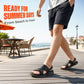 👡 50% SCONTO! ✨ Sandali in Pelle da Uomo 2-in-1 Slip-On – Versatili per Outdoor & Spiaggia – Vera Pelle, Suola Flessibile & Calzata Comoda – Perfetti per le Giornate Calde e Look Casual ☀️🌊