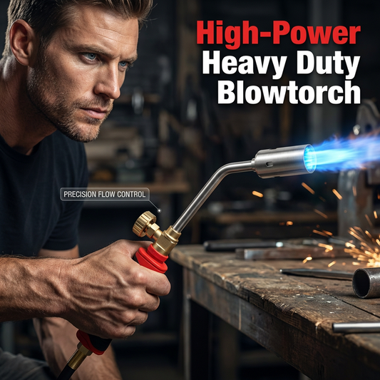 ⏳Solo per poco tempo 50% di sconto⏰Bruciatore a Gas ad Alta Potenza con Regolazione della Fiamma Regolabile♨️🔥