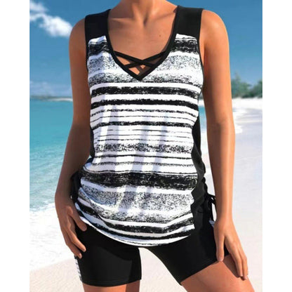 🎉 50% DI SCONTO! ⏰ Saldi 2026 — Oltre 44K Venduti! 👙 Tankini Stampato Virale – Copertura e Sicurezza 🩳