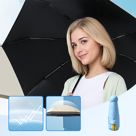 🔥Fino ad esaurimento scorte 50% di sconto!🎉Ombrello Compatto Pieghevole con Protezione UV – UPF 50+, Resistente al Vento & Impermeabile