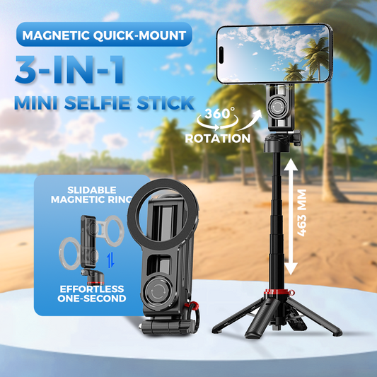 🔥 NUOVA OFFERTA 2026 -50% 😍 Asta Selfie Magnetica 3 in 1
