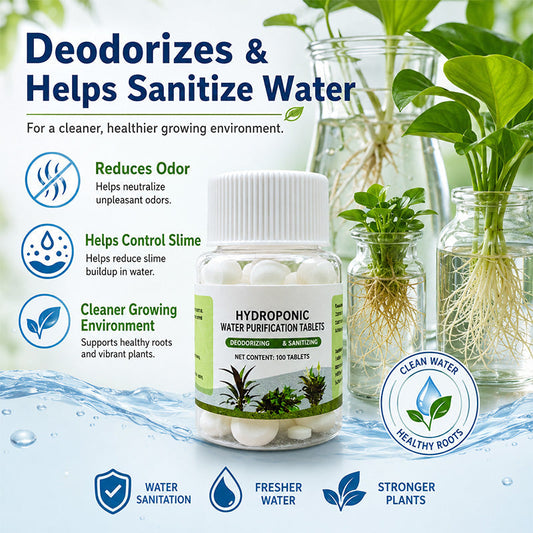 Compresse Purificanti per Piante Idroponiche e Fiori Recisi