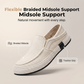 Scarpe Casual da Uomo in Lino Leggere Estive Slip-on Pigre Loafer