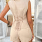 Set da 2 pezzi composto da canotta casual con scollo a V e pantaloncini