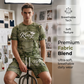 🎉 Saldi 2026 — Oltre 33.000 Venduti! 👕 Set T-Shirt e Pantaloncini da Uomo con Stampa Denim Finto 🧢