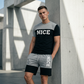 🎉 SCONTO 50% A TEMPO LIMITATO! 👕 Set T-Shirt e Pantaloncini Color Block da Uomo – Tessuto Traspirante & Vita con Coulisse Regolabile 🔥