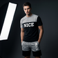 🎉 SCONTO 50% A TEMPO LIMITATO! 👕 Set T-Shirt e Pantaloncini Color Block da Uomo – Tessuto Traspirante & Vita con Coulisse Regolabile 🔥