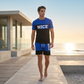 🎉 SCONTO 50% A TEMPO LIMITATO! 👕 Set T-Shirt e Pantaloncini Color Block da Uomo – Tessuto Traspirante & Vita con Coulisse Regolabile 🔥