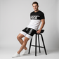 🎉 SCONTO 50% A TEMPO LIMITATO! 👕 Set T-Shirt e Pantaloncini Color Block da Uomo – Tessuto Traspirante & Vita con Coulisse Regolabile 🔥