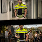 Camicia da Uomo ad Alta Visibilità Riflettente a Maniche Corte