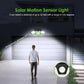 Lampada da parete solare a 3 teste con sensore di movimento